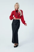 Fiyonk Fırfır Detaylı Poplin Gömlek - 5
