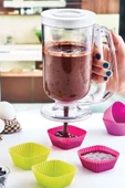 QNİAY Pancake Hamur Porsiyonlayıcı 1 Lt Pancake Ölçekli Krema Hamur Puding Dağıtıcı Akıtma - 1