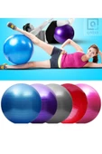 QNİAY Pilates Topu Fitness Egzersiz Kondisyon Rehabilitasyon Pilates Plates Topu(65 Cm) thumbnail 1
