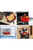 Kalsiyum Mood Airfryer Silikon Pişirme Kalıbı Hava Fritözü Kalıbı Tüm Airfryer Uyumlu Kek Ekmek Fırın Kanatları thumbnail 7