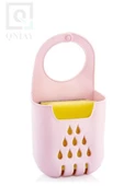 QNİAY Pratik Silikon Lavabo Düzenleyici Organizer Diş Fırça Sabun Vb. Lavabo Batarya Musluk Askılı thumbnail 2