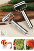 QNİAY Pratik Paslanmaz Çelik Turbo Jülyen Meyve Sebze Soyucu Kesici Doğrayıcı thumbnail 2