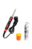 QNİAY 60w Profesyonel Lehim Makinesi Kalem Havya+ Leyim Teli+ Pasta - 1