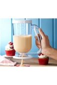 QNİAY Pankek Dağıtıcı Hamur Porsiyonlayıcı Şekillendirici 900 Ml Dökme Aparatı - 1