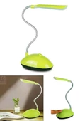 QNİAY Kullanışlı Bükülebilir Kitap Okuma Led Masa Lambası Yeşil Mini Masa Lambası - 1