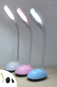 QNİAY Kullanışlı Bükülebilir Kitap Okuma Led Masa Lambası (MAVİ) Mini Masa Lambası - 1