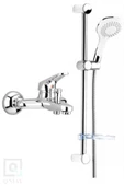 QNİAY Acr Kitre Irmak Banyo Bataryası + Acr White Sürgülü Duş Seti - 1