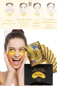 QNİAY Kolajen Gözaltı Maskesi Gold Göz Altı Maskesi Altın Yüz Cilt Bakımı 4 Paket Bio-collagen Nemlendir - 2