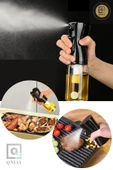 QNİAY Chef Sprey Sunum Yağdanlık Püskürtme Sprey Cam Şişe Zeytinyağı Sirke Yağ Limon Airfryer Kamp Barbekü - 1