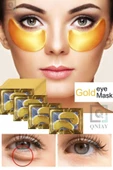 QNİAY Kolajen Gözaltı Maskesi Gold Göz Altı Maskesi Altın Yüz Cilt Bakımı 4 Paket Bio-collagen Nemlendir - 4