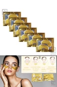 QNİAY Collagen Göz Maskesi Göz Altı Torbası Şişlik Giderici Nemlendirme 1çift Kolajen 24k Gold Maske - 7