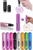 QNİAY 5 Ml Cep Parfüm Şişesi Taşınabilir Pembe Portatif Şık Tasarım Parfüm Doldurulabilin Mini Lüx Şişe - 1
