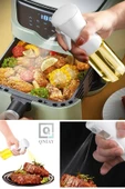QNİAY Chef Sprey Sunum Yağdanlık Püskürtme Sprey Cam Şişe Zeytinyağı Sirke Yağ Limon Airfryer Kamp Barbekü - 3