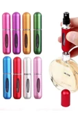 QNİAY 5 Ml Cep Parfüm Şişesi Taşınabilir Pembe Portatif Şık Tasarım Parfüm Doldurulabilin Mini Lüx Şişe - 4