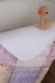 %100 Pamuk Bebek Müslin Yorgan - Oyun Matı El İşlemeli 70x100 cm - ZTD100  ZT077 - 3