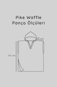 Luckka Pike Çocuk Panço & Bornoz Waffle Kumaş - ZTPNÇ00 1-5 Yaş Mor - 11