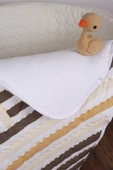 %100 Pamuk Bebek Müslin Yorgan - Oyun Matı El İşlemeli 70x100 cm - ZTD100  ZT047 - 3