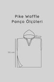 Luckka Pike Çocuk Panço & Bornoz Waffle Kumaş - ZTPNÇ00  1-5 Yaş Kırmızı - 5