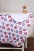 %100 Pamuk Bebek Müslin Yorgan - Oyun Matı El İşlemeli 70x100 cm - ZTD100 ZT054 - 1