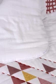 %100 Pamuk Çocuk Müslin Yorgan - El İşlemeli 100x150 cm - ZTD200  ZT111 - 4