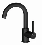 GPD GİLDO TEK GÖVDE LAVABO BATARYASI SİYAH MTL165-S thumbnail 1