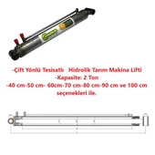 TarımGaraj Çift Yön Tesisatlı Hidrolik Tarım Lift-2 Ton - 2