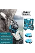 prohummer PH101 2Li Set 58 Vf 5 Ah Çift Akülü Çelik Şanzıman Şarjlı Dal Budama ve Testeresi - 3