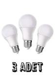 Led Ampul E27 Normal Duy 9w Beyaz Işık 3 Adet 3llllbeyaz - 1