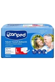 Canped Tekstil Yüzeyli Belbantlı Büyük Boy L 30'lu Hasta Bezi - 1