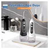 Waterpulse V580 Water Flosser Taşınabilir Şarjlı Masajlı Diş/Protez Bakım ve Ağız Duşu-Beyaz - 4