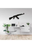 TVS LAZER TASARIM Keleş Ak-47 Ahşap Duvar Dekor Tablosu Duvar Süsü Mhy 1066 - 1