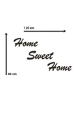 TVS LAZER TASARIM Ahşap Home Sweet Home Duvar Panosu - 2