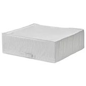 SUMUHOME STUK HURÇ SAKLAMA DEPOLAMA DÜZENLEME BEYAZ GRİ 55x51x18 CM - 1