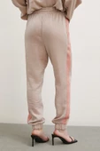 Yanı Şeritli Jogger Eşofman Altı Bej - 6
