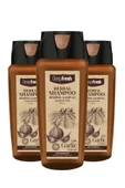 Deep Fresh Herbal Bitkisel Şampuan Sarımsak Özlü Kepekli Saçlar 3 X 500 Ml - 1