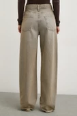 Yüksek Bel Wide Leg Jean Taş thumbnail 6
