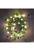 casadilegno Dekoratif Yeşil Yapraklı Yapay Sarmaşık Ve 3 Metre Peri Led Gün Işığı - 2