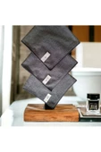 YASİMA Gri Mikrofiber Temizlik Bezi 3 Adet Ev Ve Cam Temizliği Araba Tezgaüstü Bezi - 7