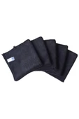 İntermop Mikrofiber Temizlik Bezi Kalın Dokulu Siyah 40x40 Cm 10'lu Paket - 5