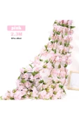 YASİMA Yapay Çiçek Bahar Dalı Sarmaşık Japon Kiraz Çiçekli 230Cm 18Çiçekli 1.Kalite DolanabilenModel - 4
