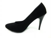 Çarıkçım Stiletto Kadın Ayakkabı Siyah-Süet 61 700 - 2