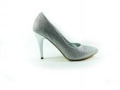 Çarıkçım Stiletto Kadın Ayakkabı Lame-Simli 61 700 - 1