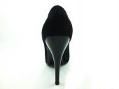 Çarıkçım Stiletto Kadın Ayakkabı Siyah-Süet 61 700 - 4