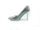 Çarıkçım Stiletto Kadın Ayakkabı Lame-Simli 61 700 - 2