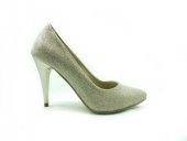 Çarıkçım Stiletto Kadın Ayakkabı Altın-Simli 61 700 - 1