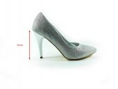 Çarıkçım Stiletto Kadın Ayakkabı Lame-Simli 61 700 - 5