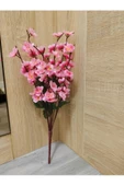 YASİMA 1 ADET AÇIK PEMBE 9 DALLIBAHAR DALI SAKSI VAZO ÇİÇEĞİ DEKOR - 3