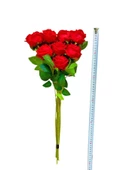YASİMA 101 Adet 1.Kalite Yapay Kadife Kırmızı Gül kız isteme çiçeği thumbnail 3