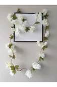 YASİMA BEYAZYapay Japon Bahar Dalı Sarmaşık 220 Cm Sarkan Sarkıt Çiçek Demet - 2