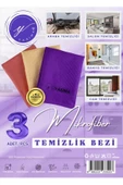 YASİMA Yasima 3 Adet Sihirli Dekoratif Temizlik Bezi 40*60 Cam Ev Araba Temizliği - 1